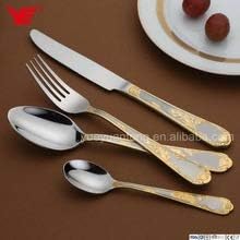 Gold Flatware Serving Set