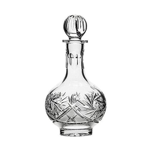 D4184/1-X, 34 Oz Crystal Decanter, Carafe w/Lid, Old-Fashioned Glassware