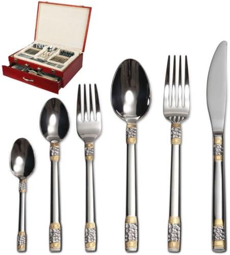 Gold Flatware Set