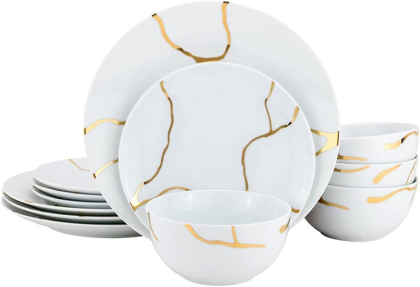 Marble Dining Dish Set 