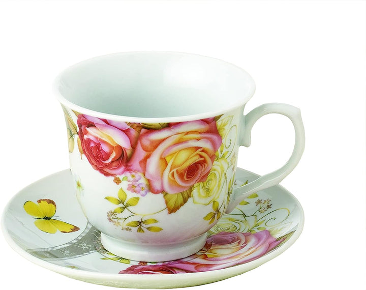 Tea Cup and Saucer Set