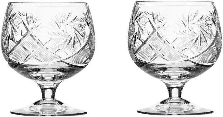 Crystal Brandy Snifter Glasses