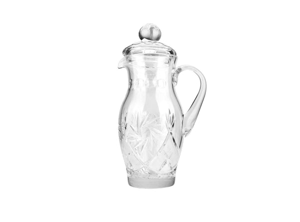 Elegant and Modern Russian Cut Crystal Decanter for Hosting Parties and Events