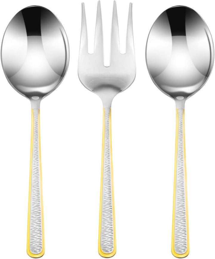 Gold Flatware Serving Set