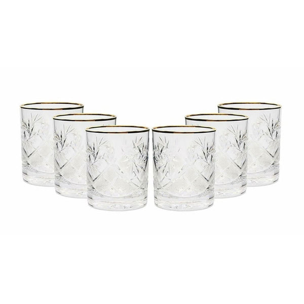 Elegant and Modern Whiskey Glassware Set for Parties, Events, and Home Bar - 11 oz Glasses, Set of 6