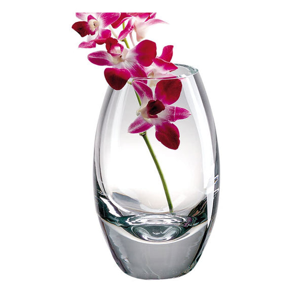 Elegant and Modern Radiant European Style Mouth Blown Centerpiece Vase for Home Decor - 7 Inches