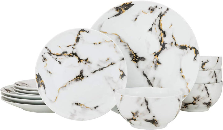 Marble Dining Dish Set 