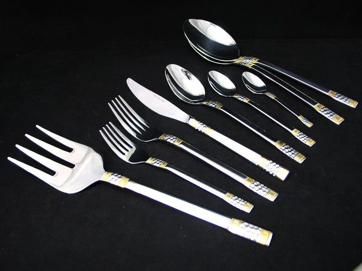 Gold Flatware Serving Set