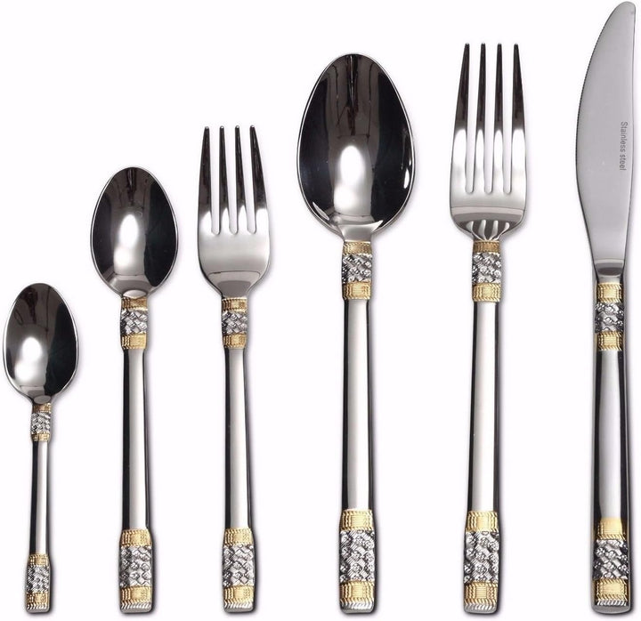 Gold Flatware Set