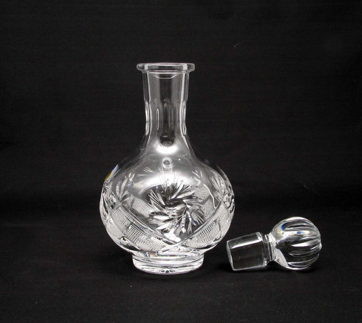 Decanter & 6 Crystal Shot Glasses