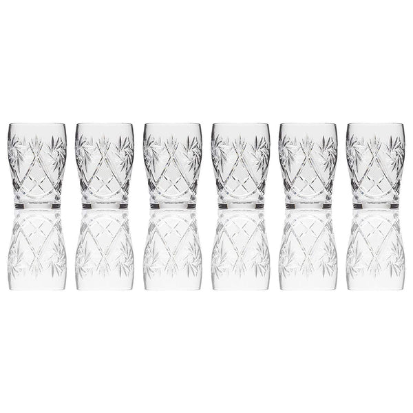 Elegant and Modern Russian Cut Crystal Glassware for Hosting Parties and Events