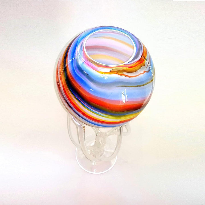 Glass and Marble Vase