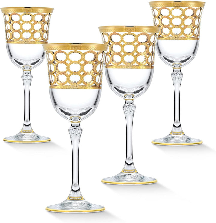  Gold Ring Glassware 