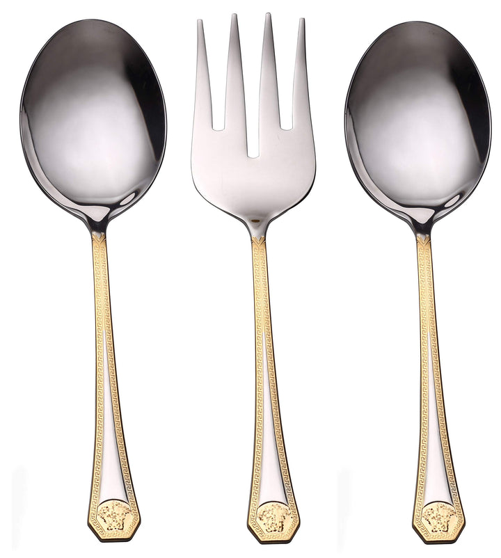 Gold Flatware Serving Set