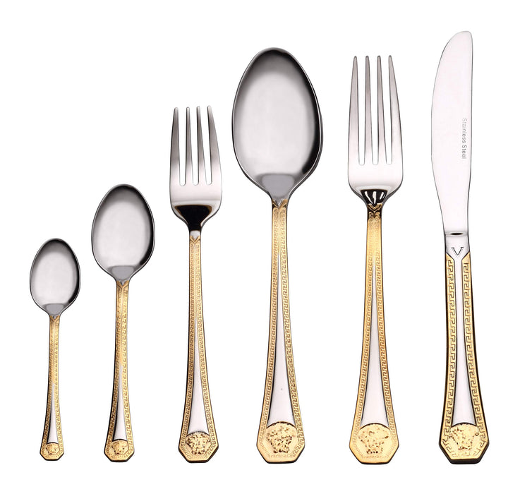 Gold Flatware Serving Set