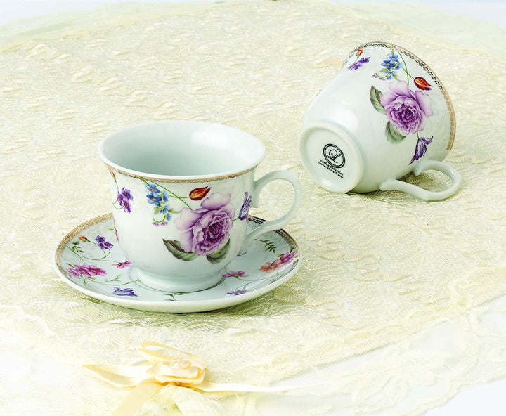 Tea Cup and Saucer Set