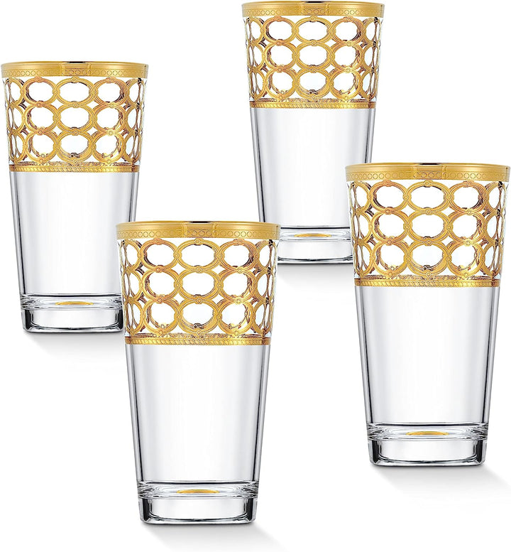  Gold Ring Glassware