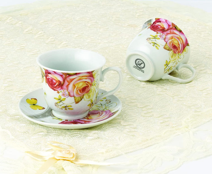 Tea Cup and Saucer Set