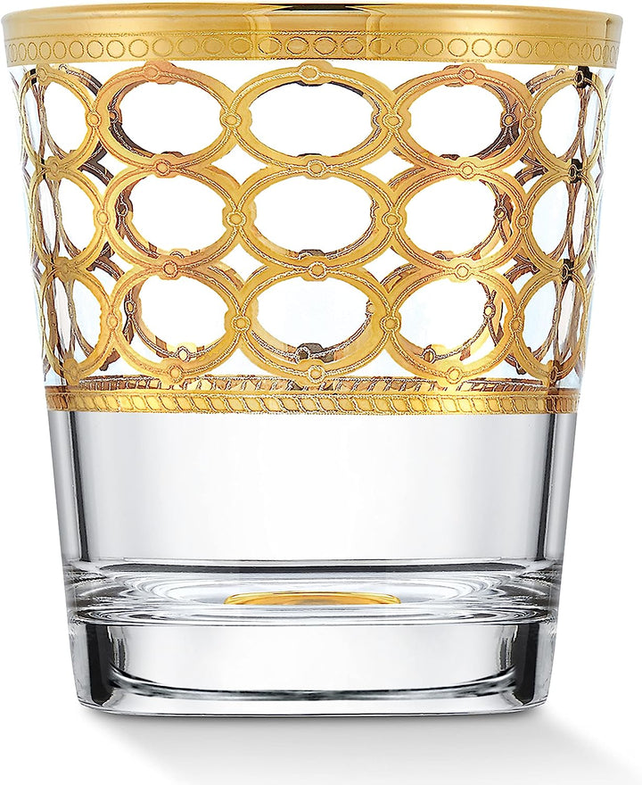  Gold Ring Glassware