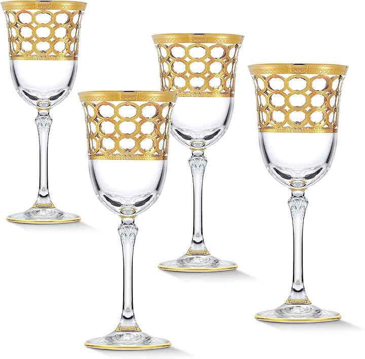  Gold Ring Glassware