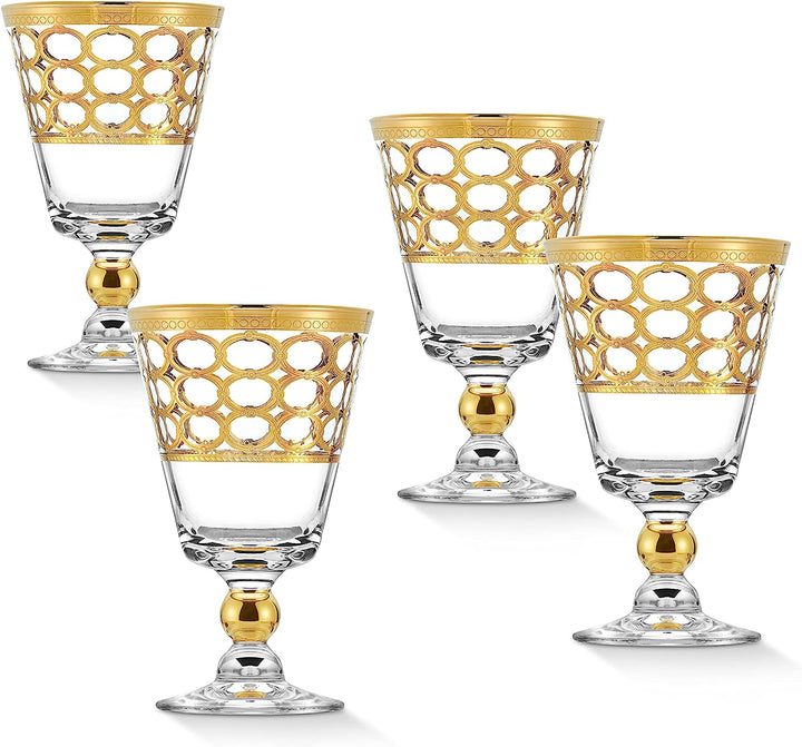  Gold Ring Glassware